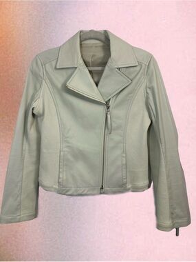 HAMMONTON COLLECTION Japanese Sheepskin Rider Jacket | Ivory White